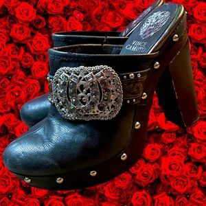 Vince Camuto Jeweled Mules